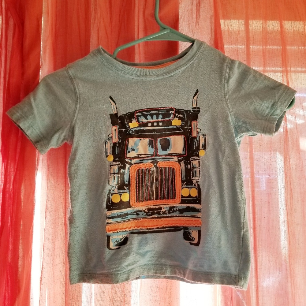 Semi Truck Baby Gap Tee